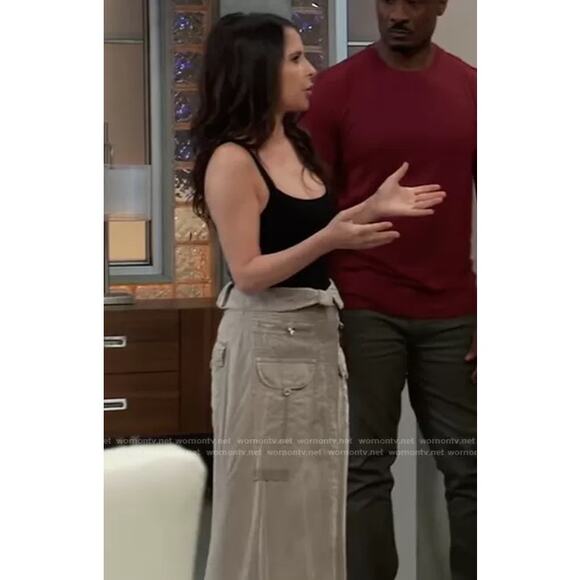 FREE PEOPLE The Feeling of Falling Black Utility Skirt ASO Kelly Monaco Size M - Picture 6 of 8